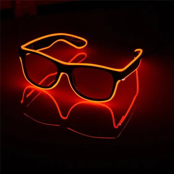 Neon Orange Sunglasses Rechargeable